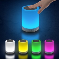 LED цветна лампа с вградена тонколона MAXTONE