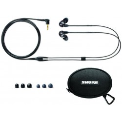 Слушалки in ear SHURE-SE215-K  