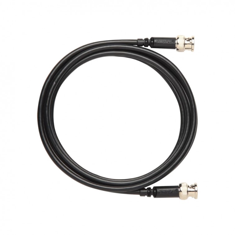 Коаксиален антенен кабел мъжко-мъжко 1.8м SHURE 95M2035  – професионален музикален продукт с високо качество за сцена, студио и репетиции