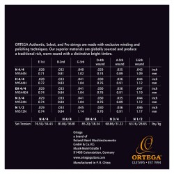 Струни за класическа китара NYS44N by Ortega  – професионален музикален продукт с високо качество за сцена, студио и репетиции