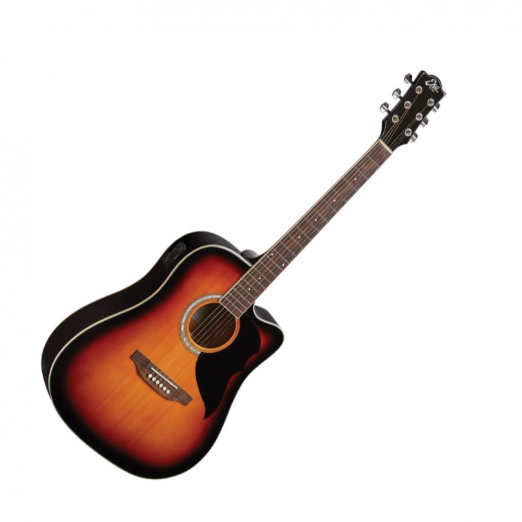 Eлектро-акустична китара Ranger CW EQ Brown Сънбърст