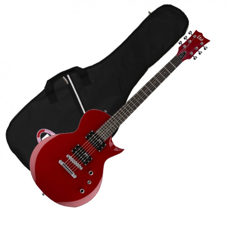 Ел. китара ESP LTD EC-10 KIT, червена + калъф