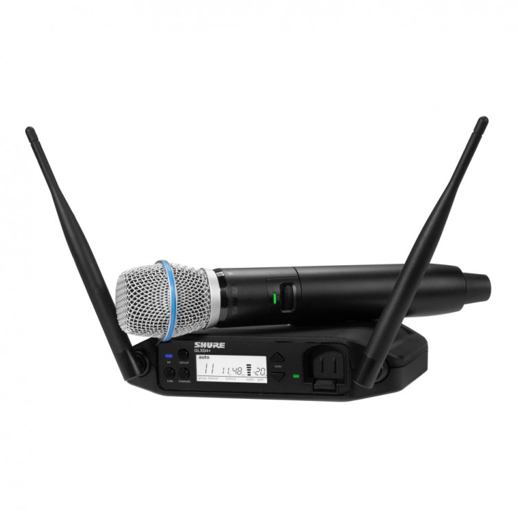 Вокален безжичен микрофон Shure GLXD24+/B87A-Z4