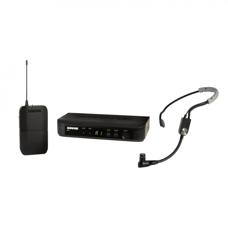 Безжичен микрофон за носене на главата (headset) SHURE BLX14E/SM35-H8E