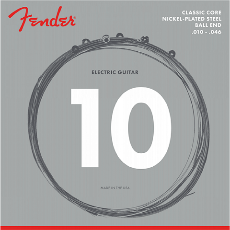 Струни за 6-струнна електрическа китара Fender 255R Nps Classic Core, 10-46
