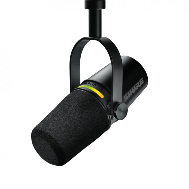 Динамичен подкаст микрофон SHURE MV7+