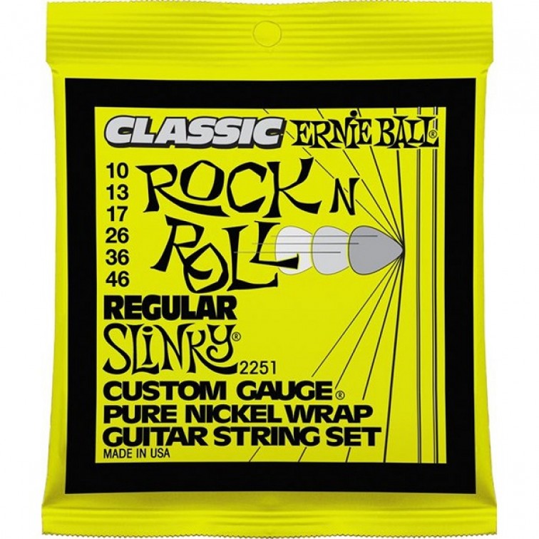 Струни за ел. китара Ernie Ball Regular Slinky 10-46