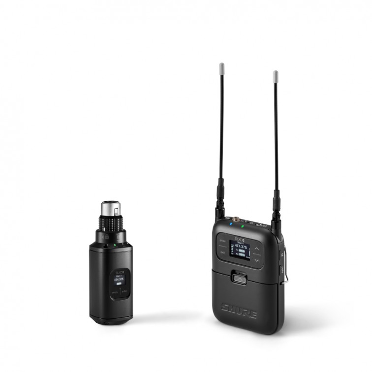 Преносима безжична система с Plug-On предавател канон SHURE SLXD35-H56, високо качество