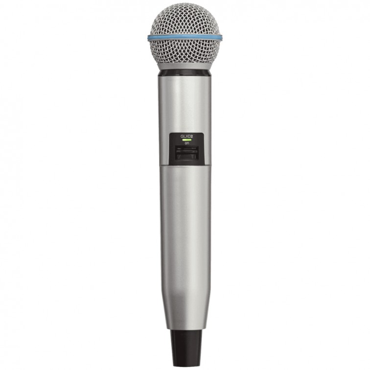 SHURE Сребрист корпус за безжичен микрофон GLXD SM58/B58