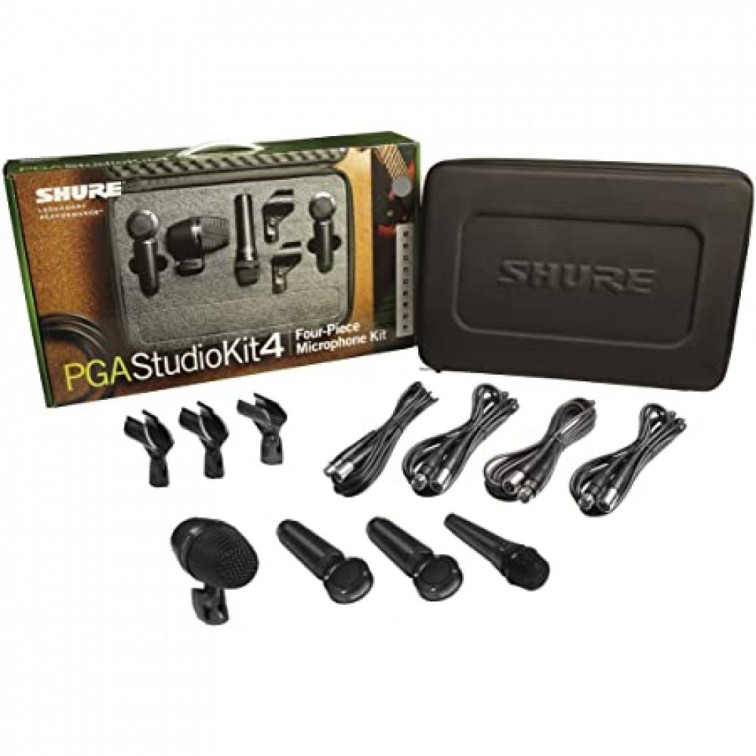 SHURE Микрофони за барабани комплект PGASTUDIOKIT4