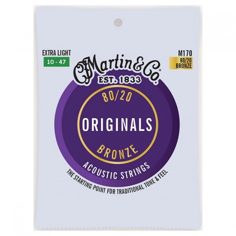 Струни за акустична китара Martin M170 Extra Light 