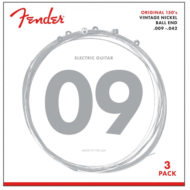 Струни за електрическа китара Original 150L Pure Nickel Guitar Strings от Fender