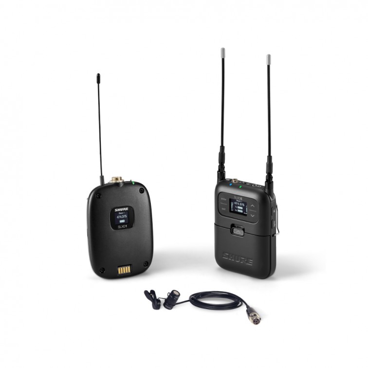 Безжична система с микрофон-лавалиер / брошка WL185 SHURE SLXD15/W85-J53