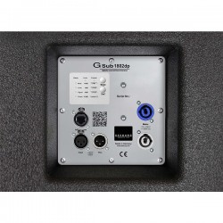 Активна двойна басова тонколона 18" Seeburg G-Sub-1802 dp субуфер, мощен звук, Bluetooth, преносима