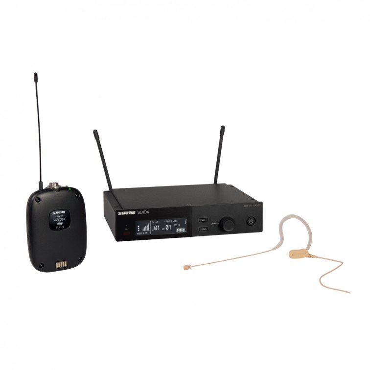 Безжична система с микрофон earset MX153T SHURE SLXD14E/153T-G59