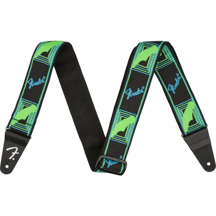 Колан за китара Monogrammed Strap Blue/Green
