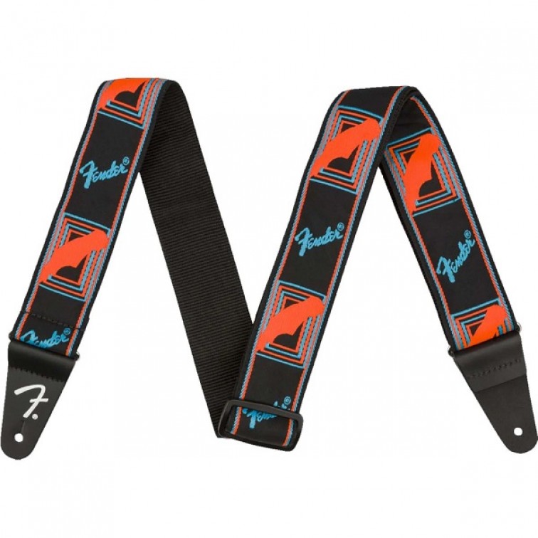 Китара колан Monogrammed Strap Blue/Orange by FENDER