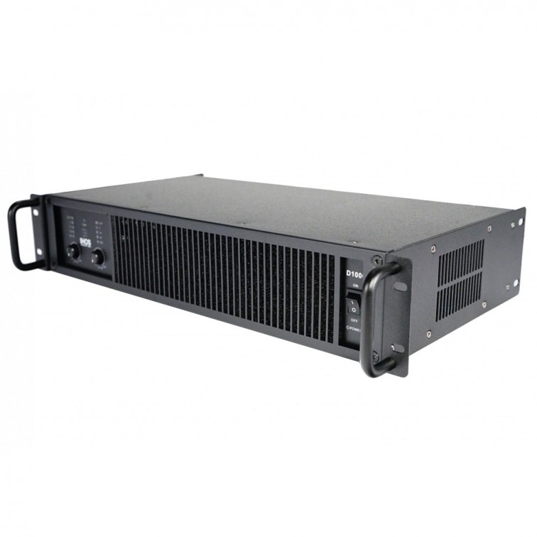 Усилвател FOS D1000 с мощност 2x 900 W на 4 ома
