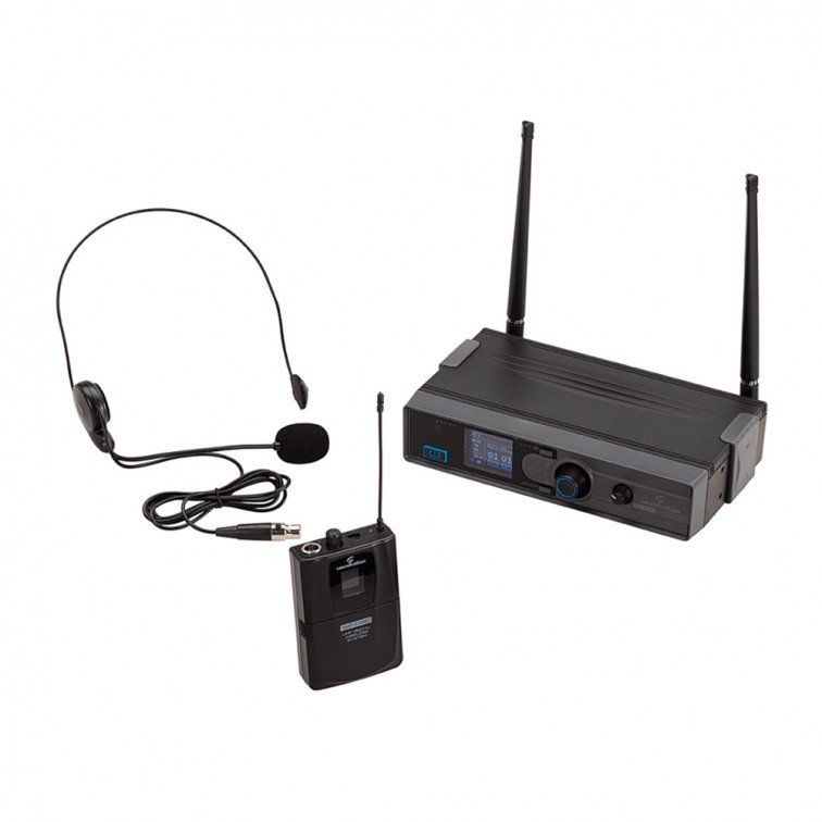 Безжичен микрофон за глава / хедсет / диадема / headset WF-D190P МКII, професионален, високо качество звук, за сцена и студио