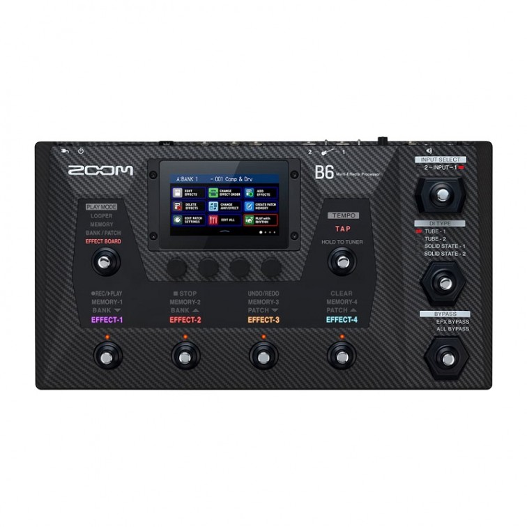 Ефект за бас китара Zoom B6 процесор, 6 струни, отличен тон, за начинаещи и напреднали