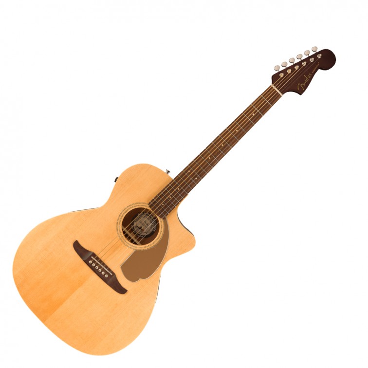 Електро-акустична китара Newporter™ Player Natural by Fender, 6 струни, отличен тон, за начинаещи и напреднали