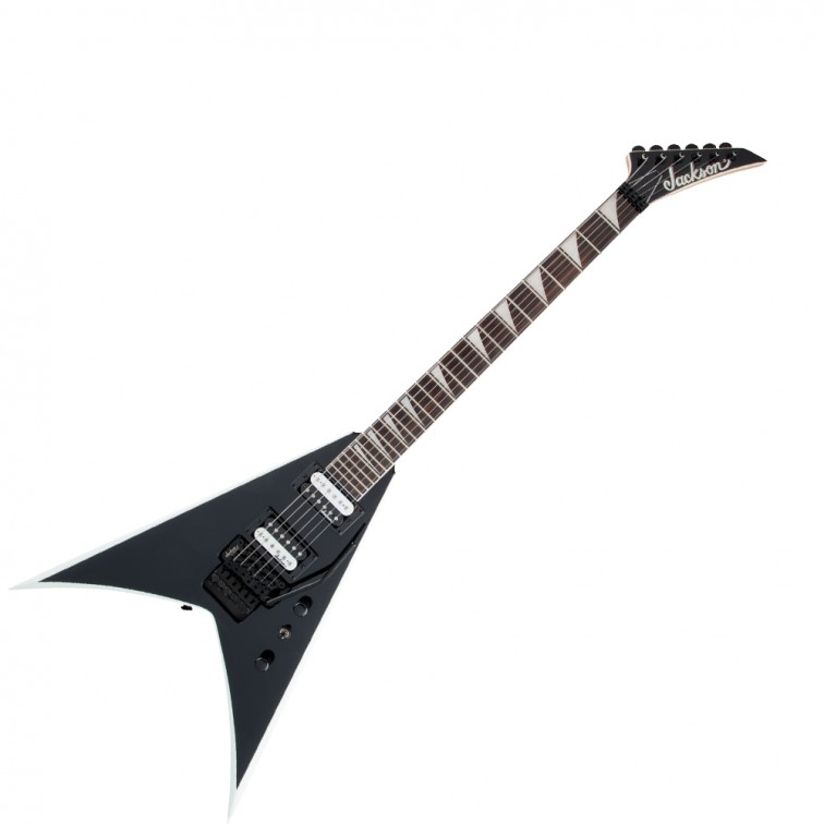 Електрическа китара Series King V™ JS32 Black with White Bevels by Jackson  – професионален музикален продукт с високо качество за сцена, студио и репетиции