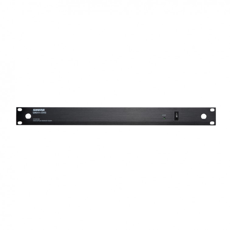 Антенен дистрибутор 470-960 Mhz SHURE UA844+SWB/LC-E – професионален музикален продукт с високо качество за сцена, студио и репетиции