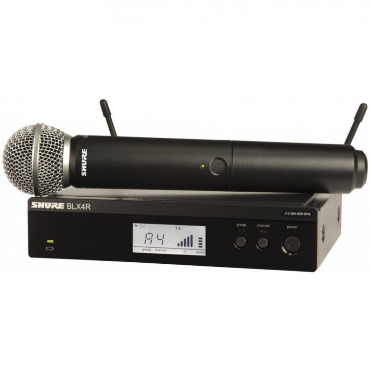 Вокален микрофон безжичен SHURE BLX24RE/SM58-H8E SoundMaster