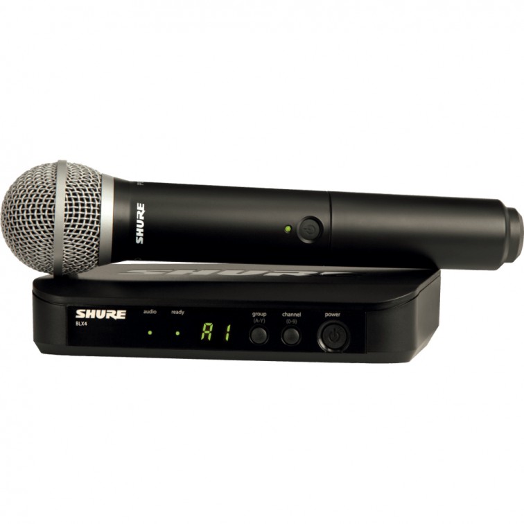 Безжичен вокален микрофон SHURE BLX24E/PG58-K14