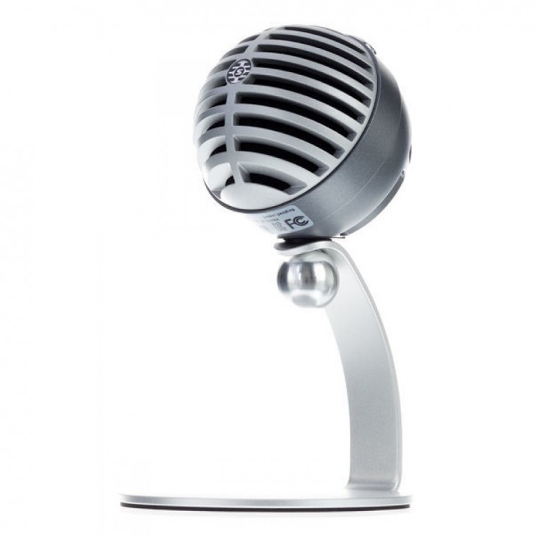 USB кондензаторен микрофон Shure за запис MV5/A - дигитален