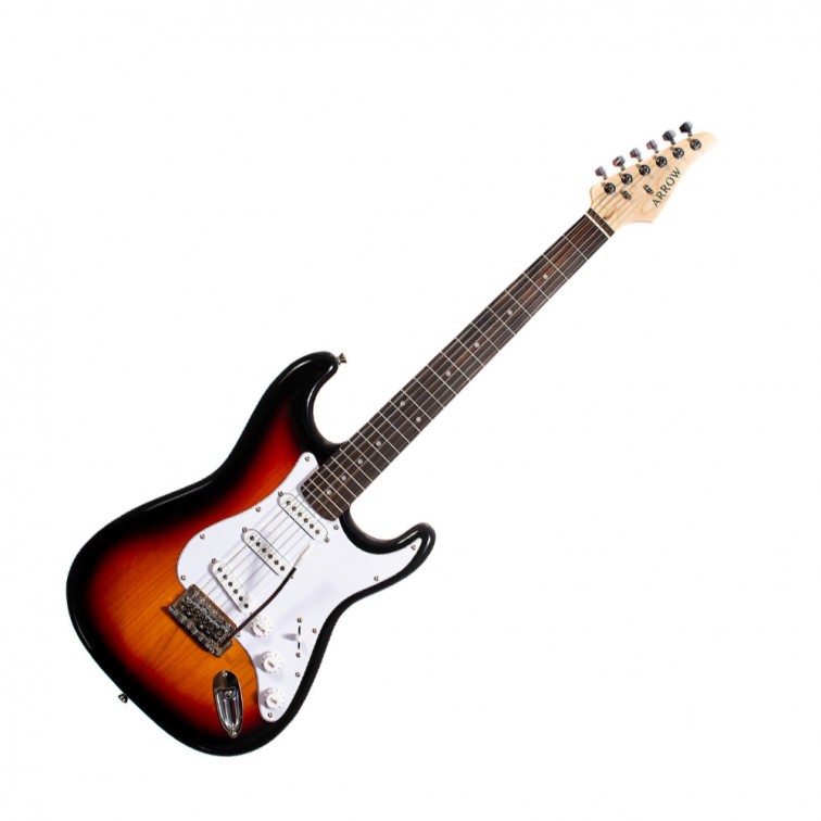 Електрическа китара Arrow ST 111 Amburst Rosewood/бял