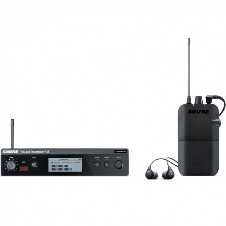 Shure дигитална мониторинг система + слушалки