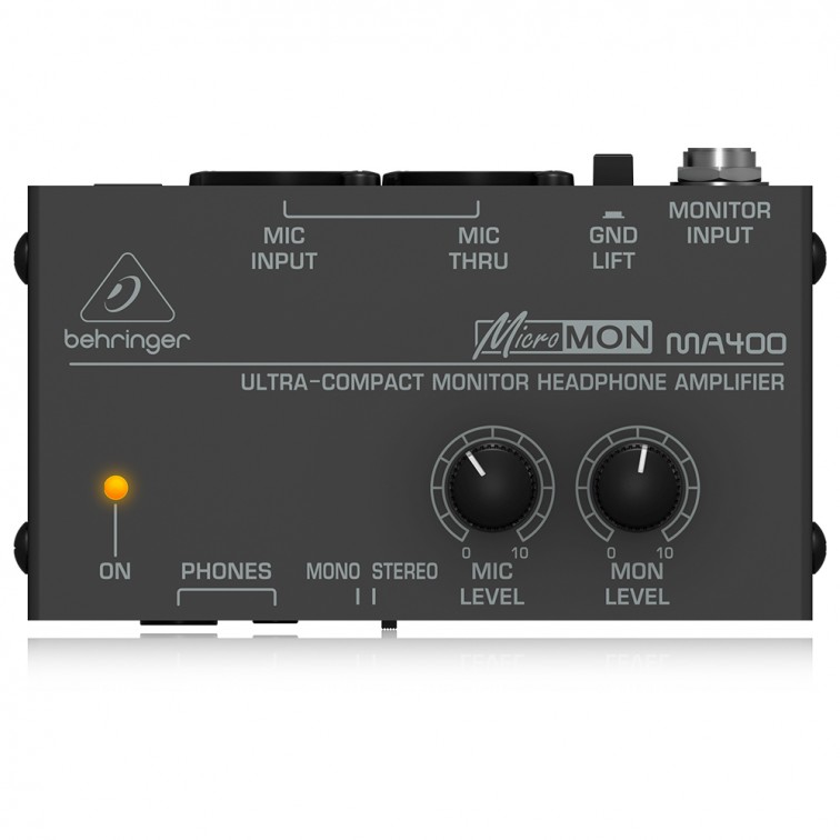 Стерео усилвател за слушалки Behringer MA 400