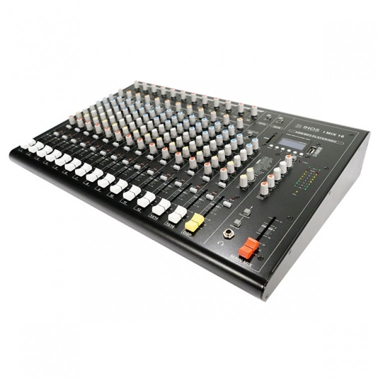Смесителен пулт IHOS I MIX 16 - 14 моно + 2 стерео, FOS TECHNOLOGIES LTD