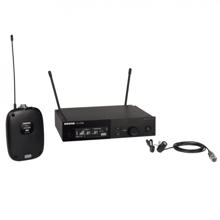 Безжичен микрофон тип брошка SHURE SLXD14/85 WL185