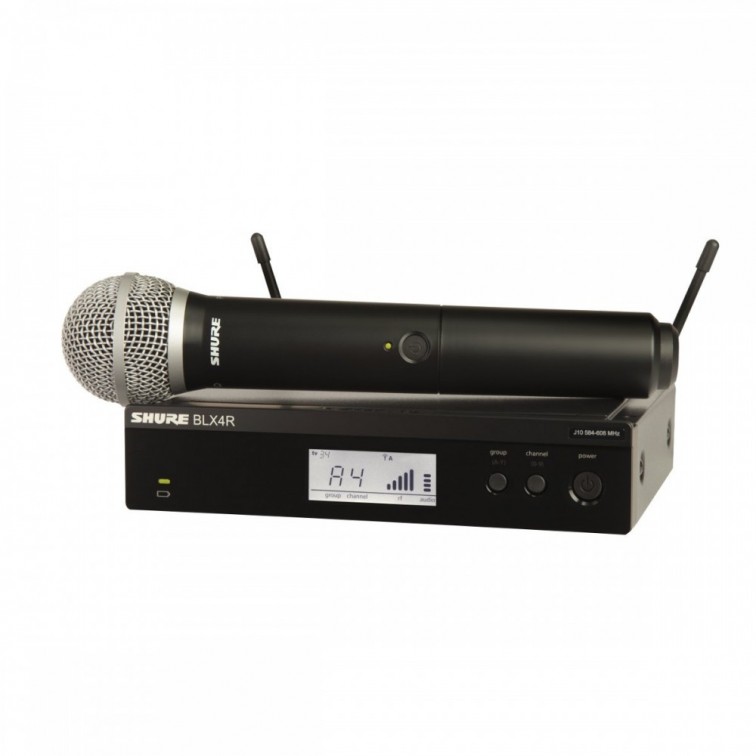 Вокален безжичен микрофон SHURE BLX24RE/PG58-H8E