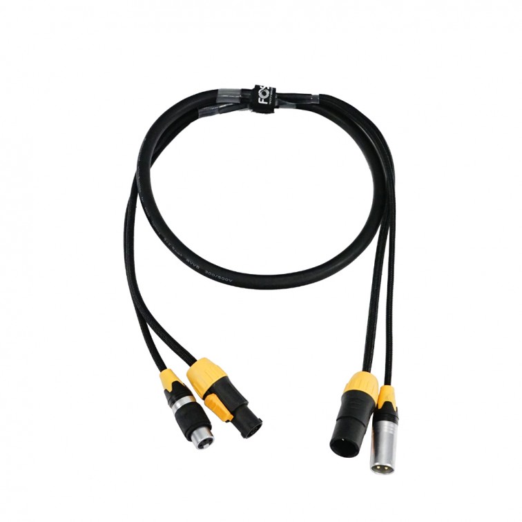 Двоен кабел TruePowercon + DMX 1.5 м FC-TP-PDC-1.5m by FOS TECHNOLOGIES LTD