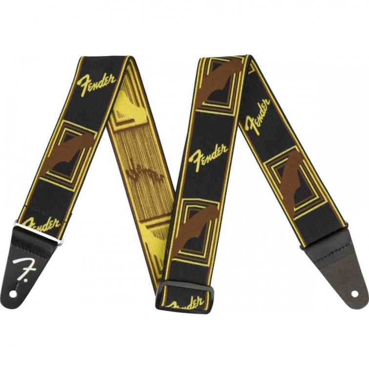 Колан Fender MONO STRAP-WEIGHLESS B/Y/B за китара 