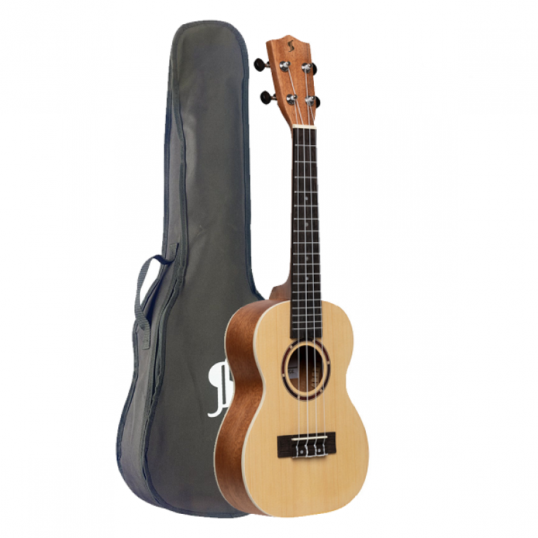 Укулеле концертно UC-30 Spruce + калъф by Stagg