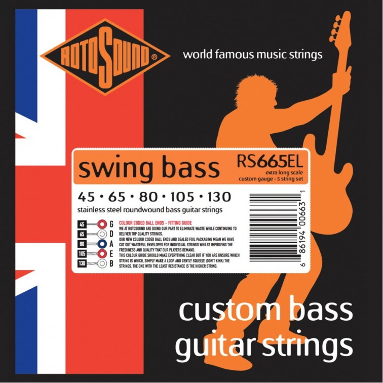 Струни за бас китара SWING BASS 5 струнна 