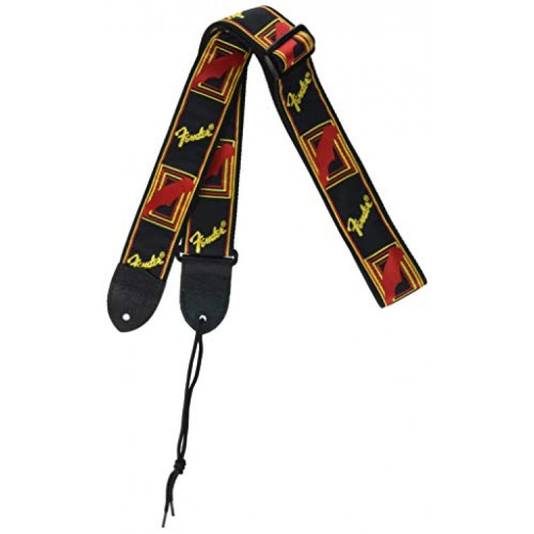 Колан за китара Monogrammed Strap Red