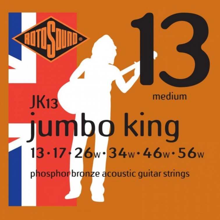 Струни за акустична китара / JK13 Jumbo King
