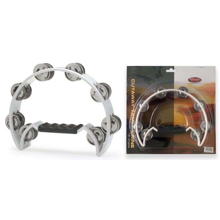 Бяло дайре полукръг STAGG TAB-2 WH