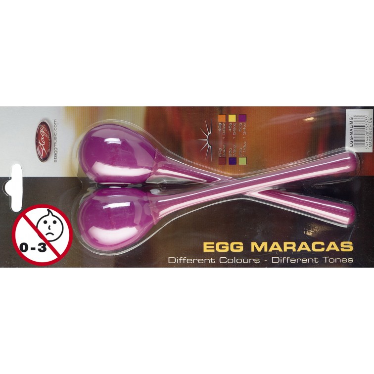 Маракаси от от тип яйце с дръжка чифт / EGG-MA L/MG 
