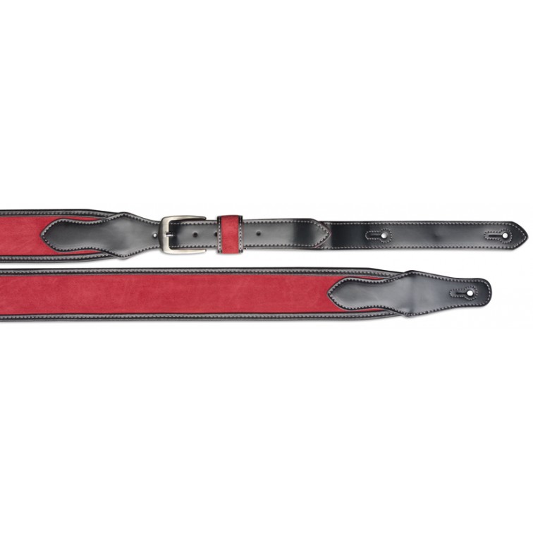  Кожен колан за китара  STAGG SLL 13 RED/BLK