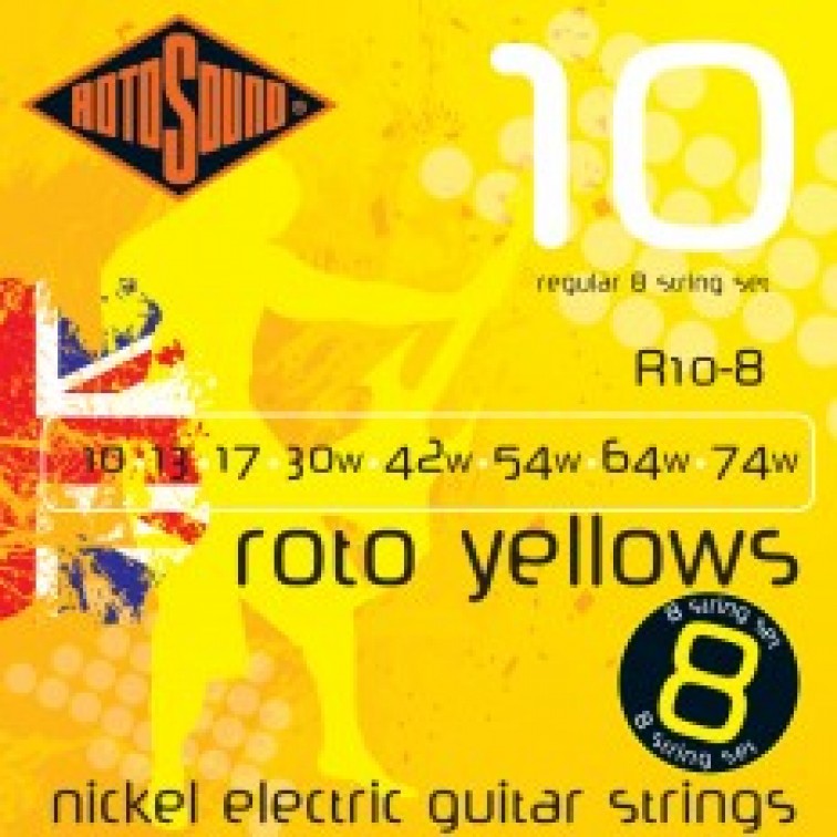 Струни за осемструнна китара ROTOSOUND R10-8 
