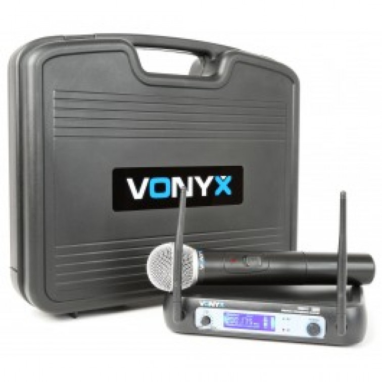 Безжичен вокален микрофон WM511 1-Channel VHF с кейс