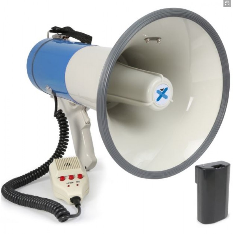 Мегафон MEG065 Megaphone 65W USB SD MP3 плейър / батерии / Record Siren Microphone