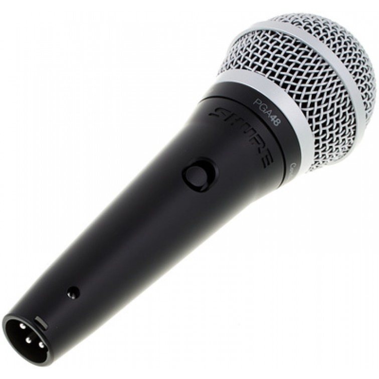  Вокален динамичен микрофон, черен  PGA48-XLR