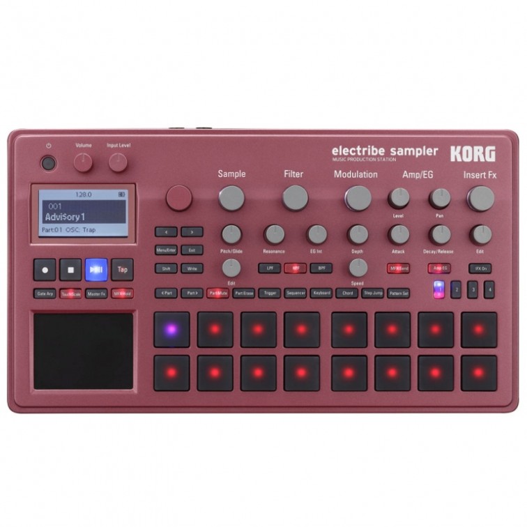 Семплер червено шаси KORG ELECTRIBE 2S-RD